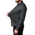 Wholesale Men's Four Way Stretch Custom Design  Dress Shirts Elastic Spandex Shirts for Men
