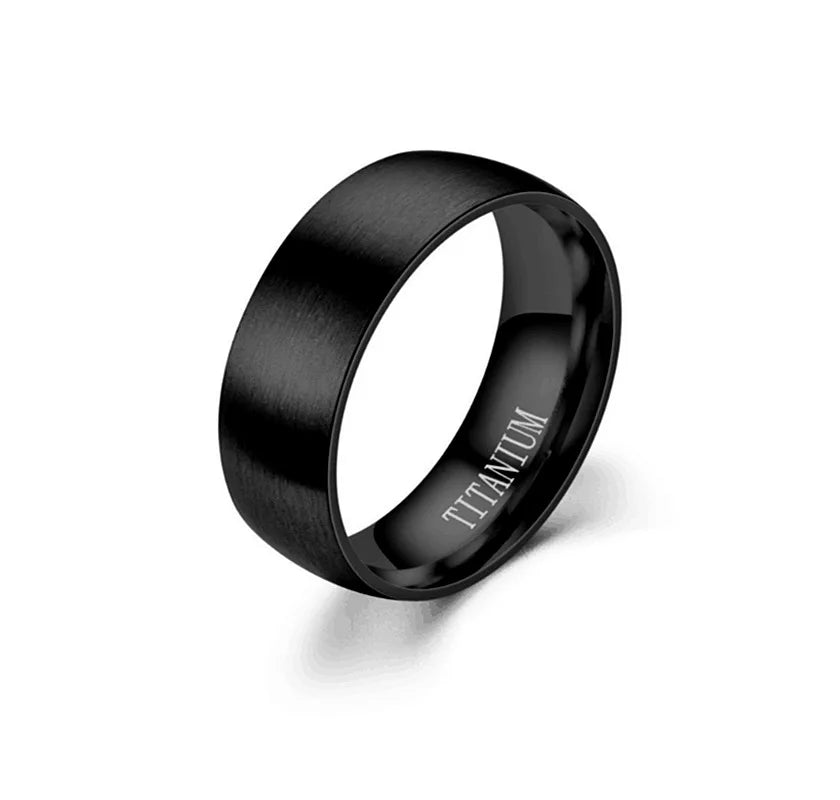 Fashion Classic 8mm Tungsten Carbide Wedding Ring Men Elegant Jewelry Tungsten Ring Wire Drawing Ring for Men