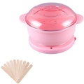 Portable Foldable 400ml Hot Wax Machine Electric Wax Therapy Warmer Heater with Silicone Bowl Beauty Personal Care Product
