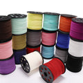 3mm Korean Suede Rope Flat Faux Suede Leather Cord Decorative Braided Material for DIY Necklace Jewelry Findings