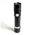 High Beam 10000 Lumens Camping Strong Emergency Zoom 18650 Alloy T6 Led Torch Flashlight Made in China with Clip
