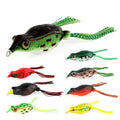 Sneda New Arrival 8 Colors 20g Frog Lure Soft Bait Plastic Fishing Lure Topwater Ray Frog Artificial 3d Eyes