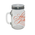 Wholesale 14oz Mason Jar Glass Drinkware with Lid Sublimation Print Cups with Straw for Back to School