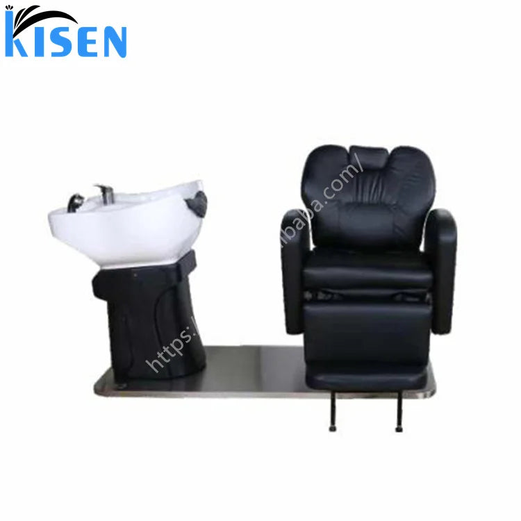 Luxury Automatic Electric Head Massage Shampoo Chair Adjustable Modern Design for Bed & Massage Table Use Shampoo Basin