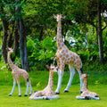 realistic animal props manufacture jungle safari animal balloons fiberglass animal sculptures for event decor