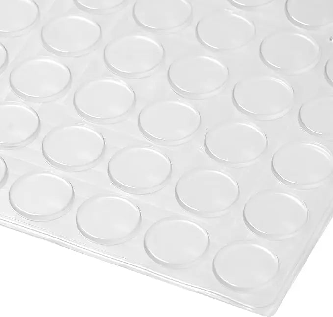 100pcs Cabinet Door Bumpers Clear Rubber Stoppers Bumper Self Adhesive Cupboard Door Drawer Furniture Bumpers Glass Tops