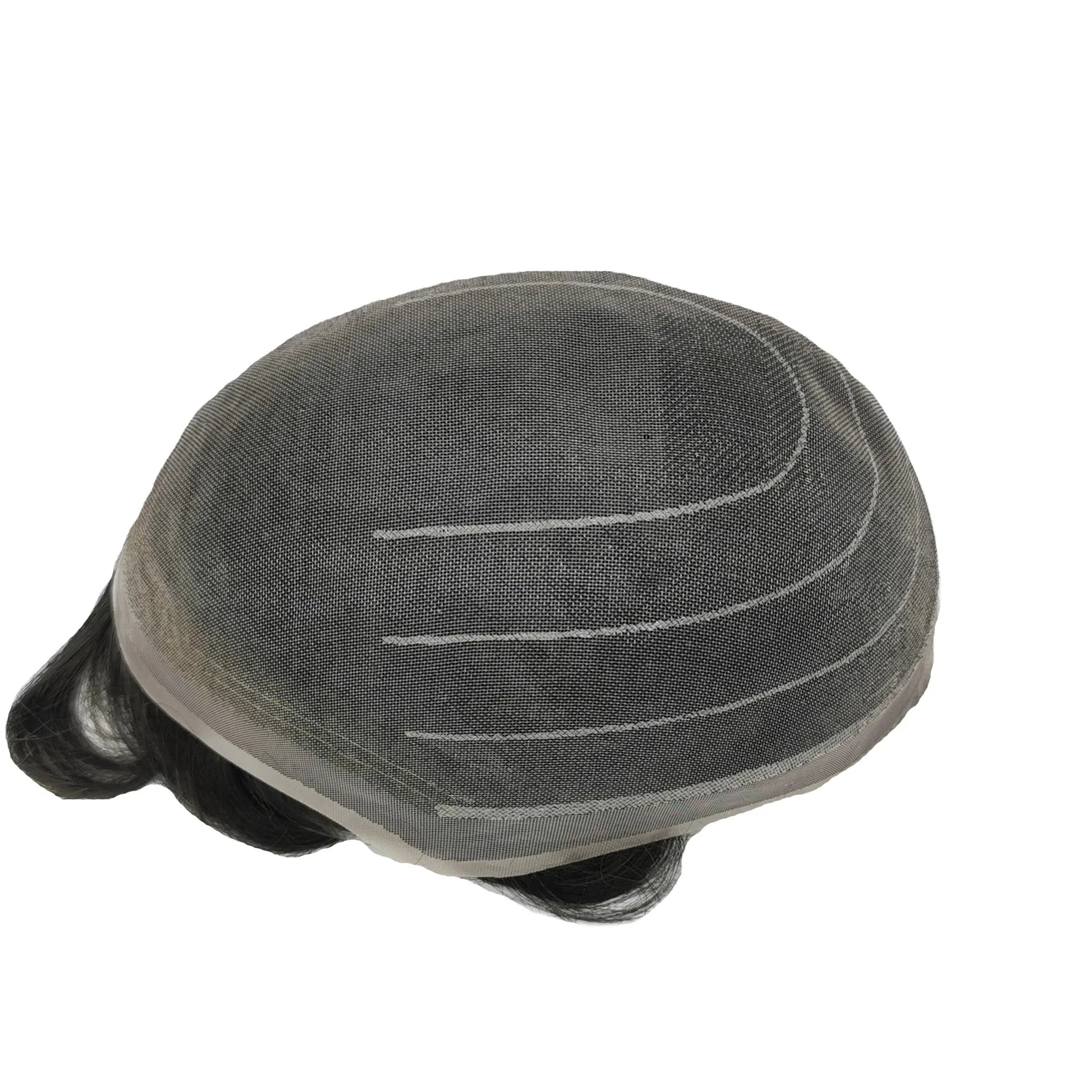 Best Selling 100% Indian Human Hair Men's Toupee New Arrival Stock Super Fine Welded Mono