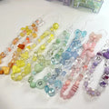 DIY Candy Color Beads Big Hole Acrylic Loose Beads Plastic Phone Chain DIY Beads for Jewelry Making