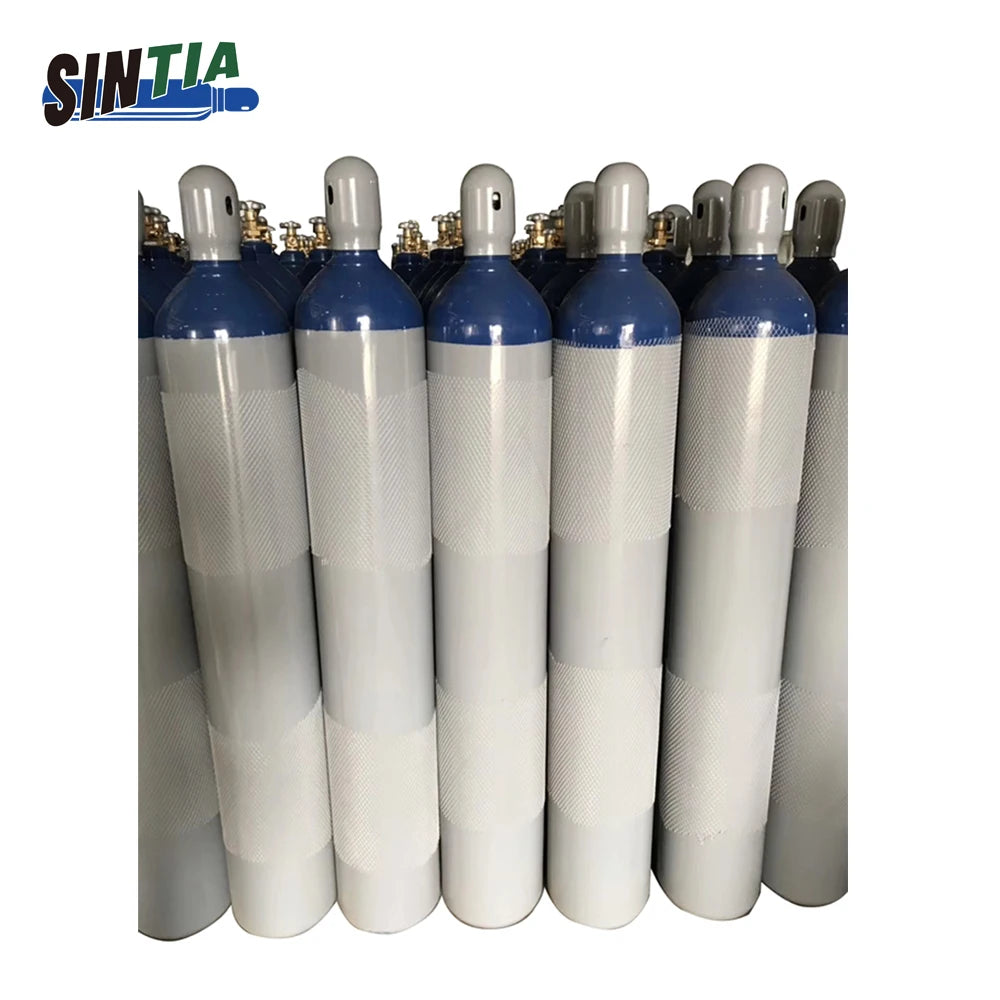 Professional Factory Accept OEM Seamless 50L Empty Oxygen C2H2 Acetylene Gas Cylinder High TPED/ISO9809/CE/TUV Certified Sintia