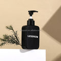 New Arrivals Custom Cosmetic PET Bottles 150ml Square Black Bottle for Shampoo and Body Lotion Free Samples