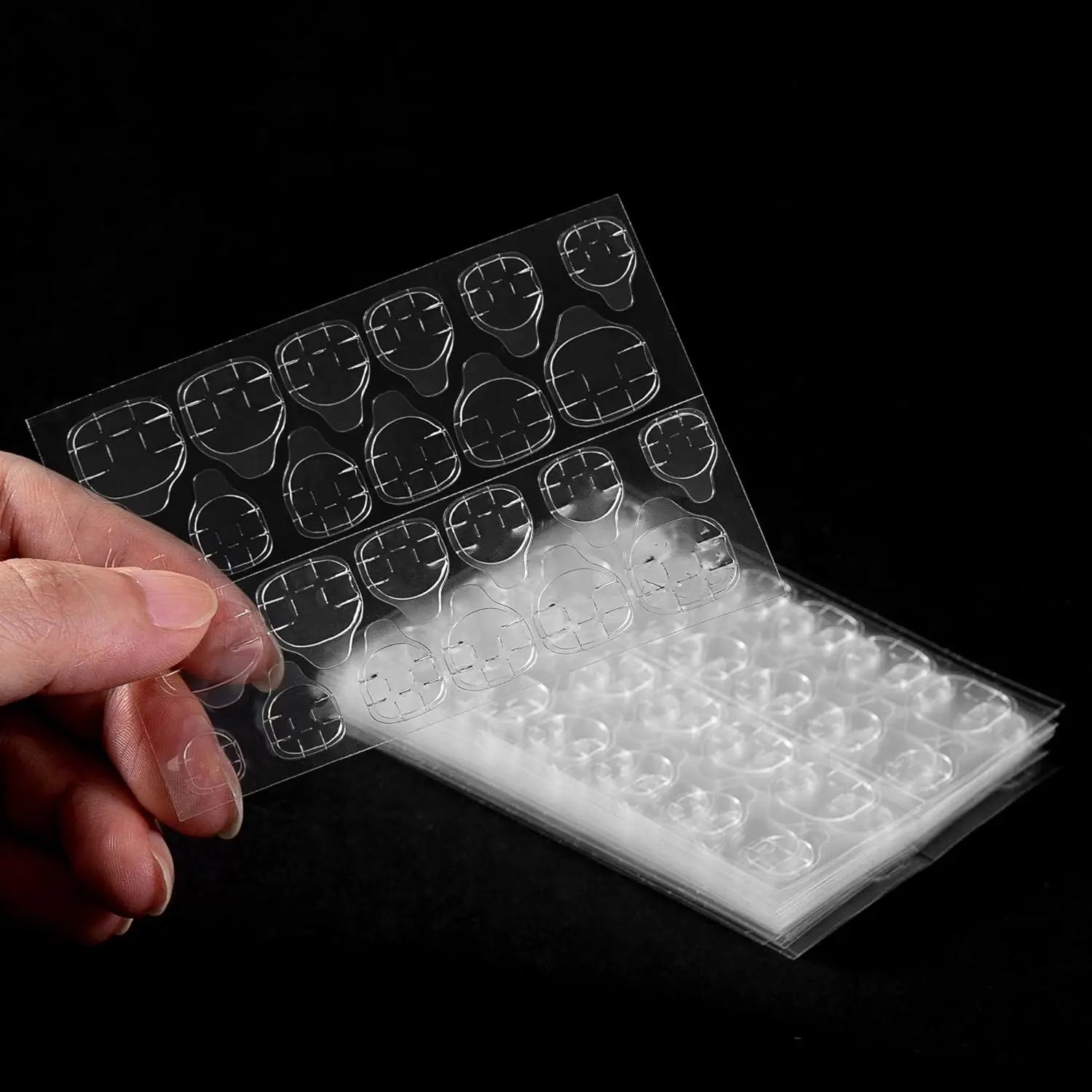 Professional Mini Double Adhesive Tabs Waterproof Breathable Super Sticky Nail Jelly Sticker Eco-friendly for Salon Manicure