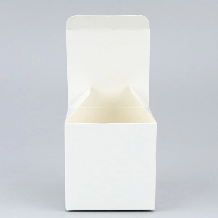 Factory Price Paper Boxes 10x10x10cm Multi Size Flat Blank White Paper Boxes for Gift Packaging DIY GIfts Package Cardboard Box
