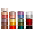Factory High Density 20Mm One Side Double Side Satin Silk Wire Ribbons Cheap Price 100Yards Roll for Gift Wrap