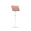 Adjustable Height Music Stand Wooden Floor Standing Tablet Laptop Stand Book Holder for Study Drawing Home Office