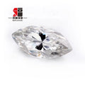BaiFu Jewelry Top Clarity VVS DEF White Loose Marquise Moissanite