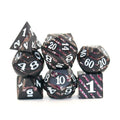 DND RPG Dice Set Polyhedral Metal Dice Custom 16mm