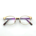 Italy Design Round Handmade Metal Optical Frames Glasses Eyewear for Men and Women