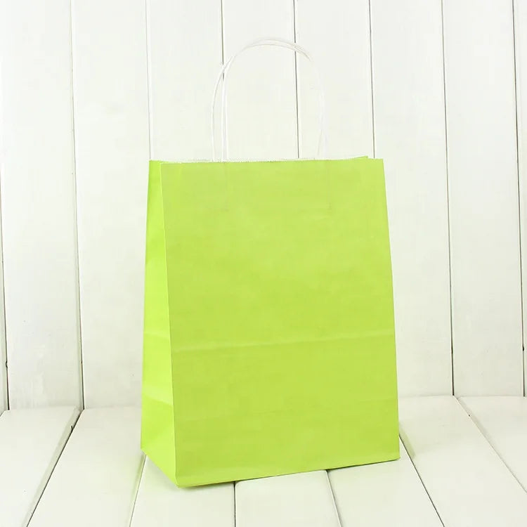 Kraft Paper Bag Packaging Shopping Paper Bag With Handles