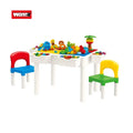WOMA TOYS Wholesale EBay Hot Sale Multi Function Playing Desk Learning Drawing Game Big Building Block Table for Kids Jouet