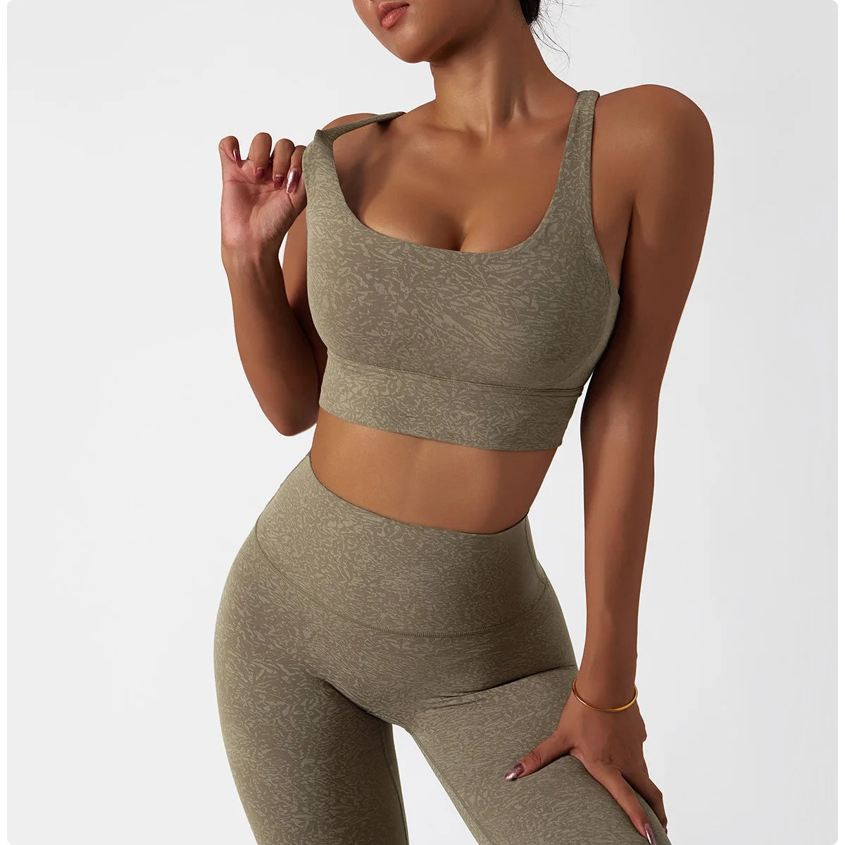 GC Ropa Deportiva Mujer Tendencia 2022 Women Yoga Set Roupa De Academia Feminina Kit Gym Fitness Sets Ropa Deportiva Yoga Sets