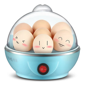 Egg Boiler Electric Egg Cooker Steamer 7 Eggs Capacity Poacher Multifunctional Corn Milk Heating Breakfast Machine 220V 350W