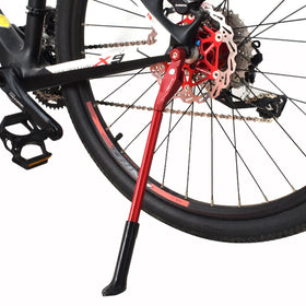 FMFXTR Mountain Bike Foot Support Aluminum Alloy Adjustable Kickstand 26/27.5/29/700c Bicycle Support Bicycle Accessories