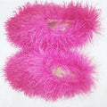 New Design Customized Fashion Fur Slipper Faux Curly Fur Boot Winter Women Slipper Mongolian Fur Slides