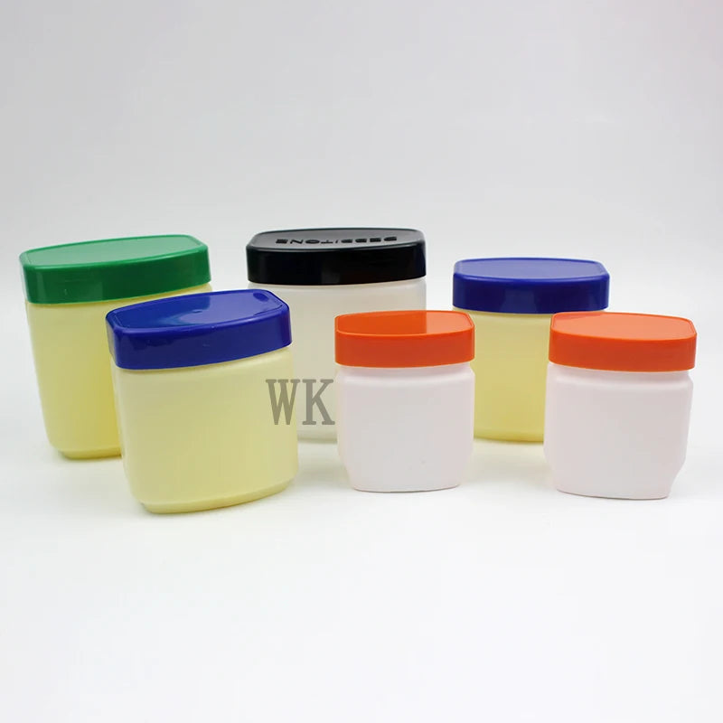 Custom Logo 7g 50g 100g Cosmetic Cream Body Face Cream PP Petroleum Jelly Plastic Jar with Flip-top Lid