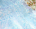 Reflective Fluorescent Sequin Mesh Fabric Embroidered Stage Clothing Fabric Decorative Hair Headdress