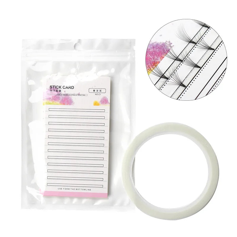 Blooming and Storing Flowers Grafting Extension Bottom False Strip False Eyelashes Card for Eye Use Sheet Form