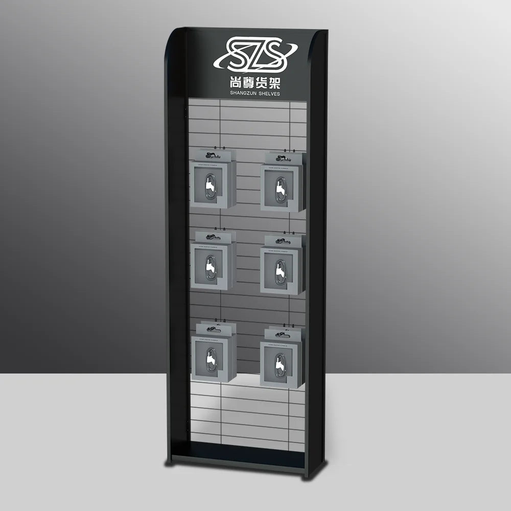 Metal Wire Display Rack Glasses Display Rack Electronic Product Display Rack With Hooks Retail Store Shelf Support Customization