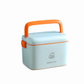 HelloWorld Home Fashion Care Medicine Cabinet Plastic Storage Boxes Rectangle Storage Box Portable and Fashion Color Storage Boxes