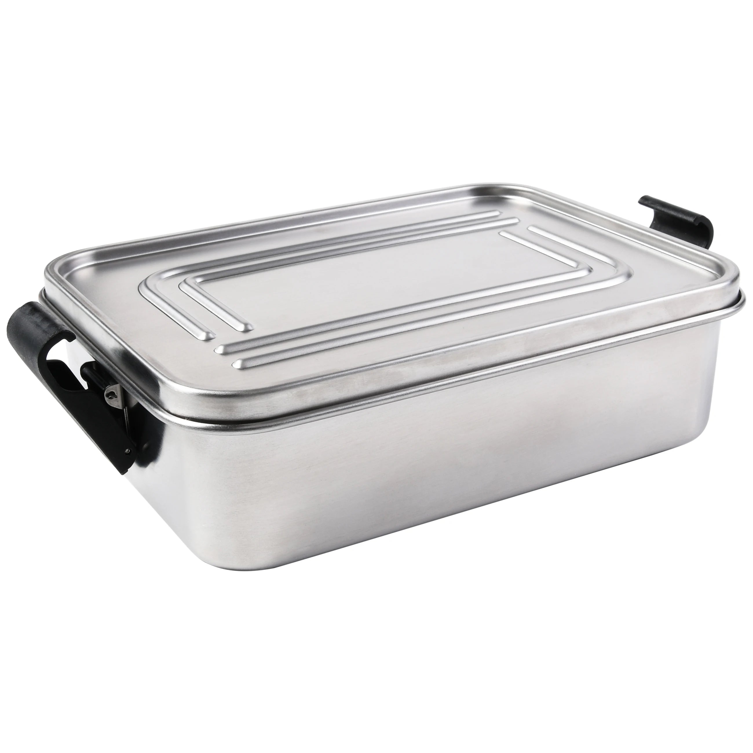 Eco-friendly Airtight Metal Stainless Steel Lunch Bento Box for Kids