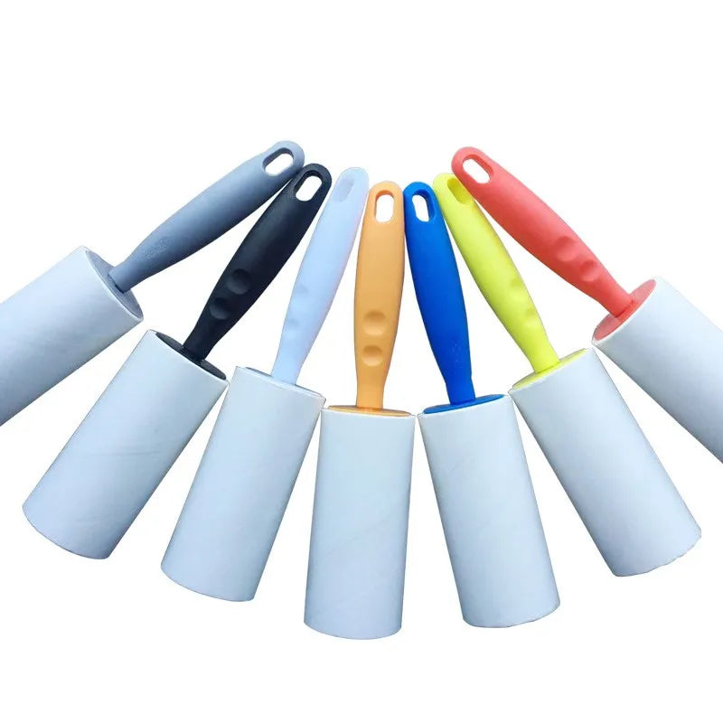 Pet Hair Remover Lint Roller Dusting Sticky Hair Brush Straight Shank Dusting Brush Lint Remover Roller