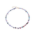 Handmade Colorful Bohemian Layers Glass Seed Beads Plastic Beads Stone Chips Beads Charm Multiple 2 Layered Necklace Jewelry