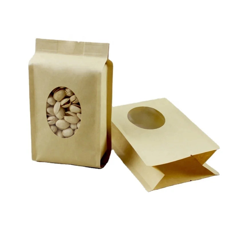 2026 Custom Printed Stand up Laminated Small Sachet Kraft Bags Coffee Sugar Sachet Tea Packing Bags