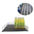 Heavy-Duty Auto-Front Gravity Shelf Roller System Small Single-Sided Supermarket Rack for Grocery Front Gravity Shelf