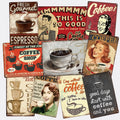 Coffee Shop Decor Wall bar Crafts Old Printing Retro Sign Vip Lounge Vintage Metal Poster logo Tin Car Plate Hot Sale