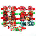 Christmas Accessories for Pets - Triple Flower Design Lightweight and Unrestricted Wear Floral Collar Bowtie