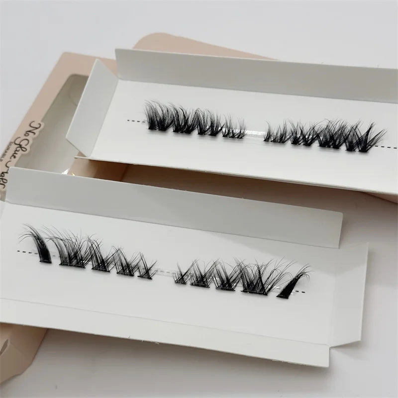 2026 Prebond Cat Eye Lash clear Band Diy Lash Cluster No Glue Need  Diy Segment Eyelash Extension Kit