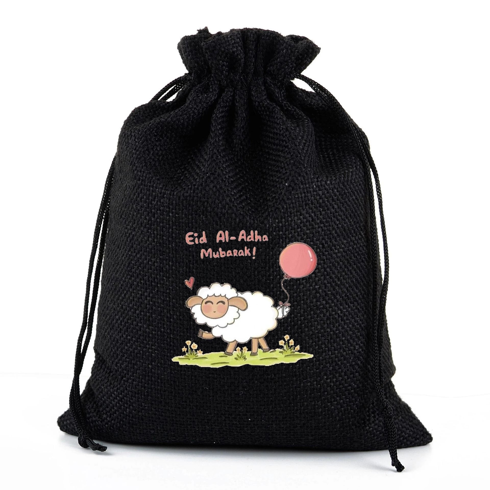 Ramadan Muslims Wedding Gifts Souvenirs Customizable Cotton Prayer Mat Gift Bag for Holidays-Blank DIY Logo Tote Wholesale