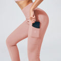 Women High Waist Yoga Pants Scrunch Butt Lifter Workout Fitness Pocket Leggings