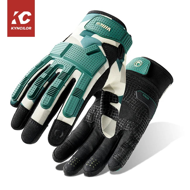 Unisex Professional Racing Cycling Gloves Breathable Polyester Shockproof Technology for Downhill Off-Road Bike Motocross Riding