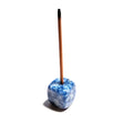 2026 Natural Gemstone Cube Shape Blue Spot Jasper Incense Holders Crystal Incense Stick Holder for Healing Energy