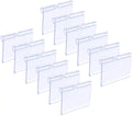 Wholesale Price Tag Label Clips Sign Holder Wire Shelf Retail PVC Sign Display Stand Price Card for Supermarket Shopping Mall