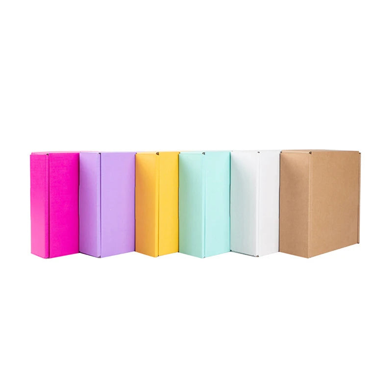 Hot Sale Custom Printed Fancy Pink Corrugated Packaging Embossed Logo Clothing Box for Socks Shipping Paper Gift Box
