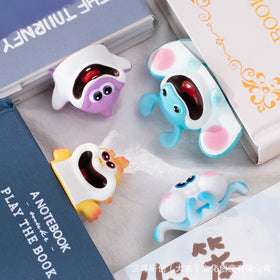 RTS Bookmark Blue Sea Treasure Series 3D Three-dimensional Animal PVC Cute Funny Gift