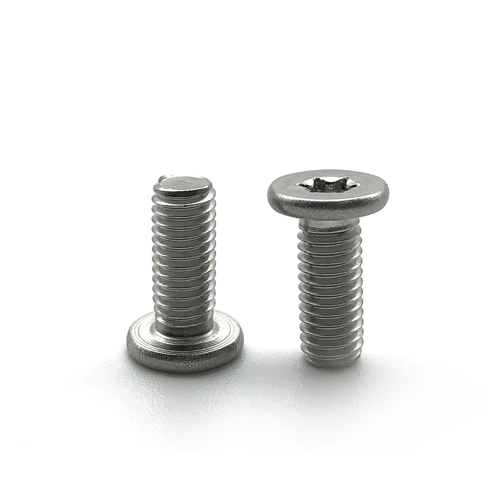 Custom Made M2 M3 M4 M5 Stainless Steel/black Plated Torx extra Slim Low Flat Head Screw