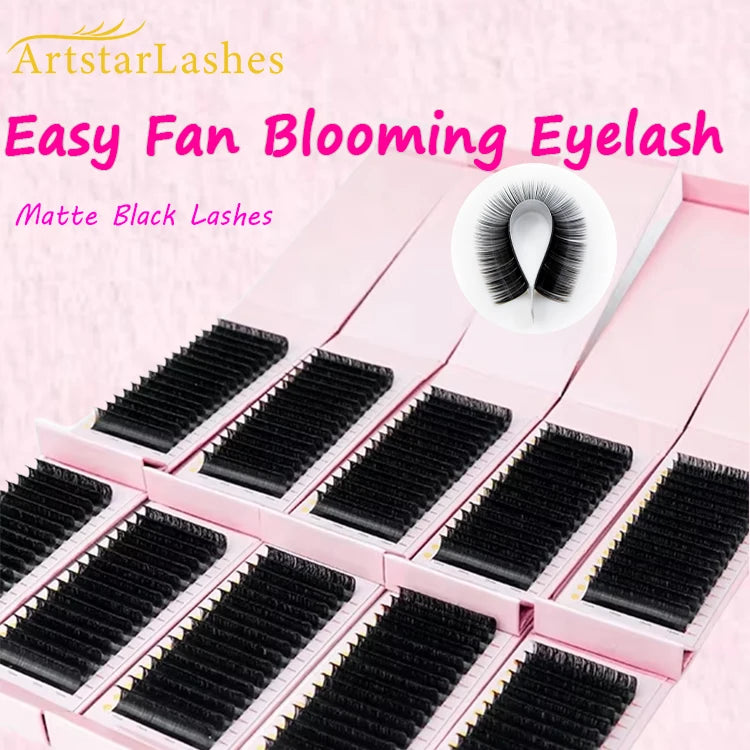 Synthetic Mink Individual Lash Tray with 0.03 0.05 0.07 Volume Eyelash Extensions False Lashes