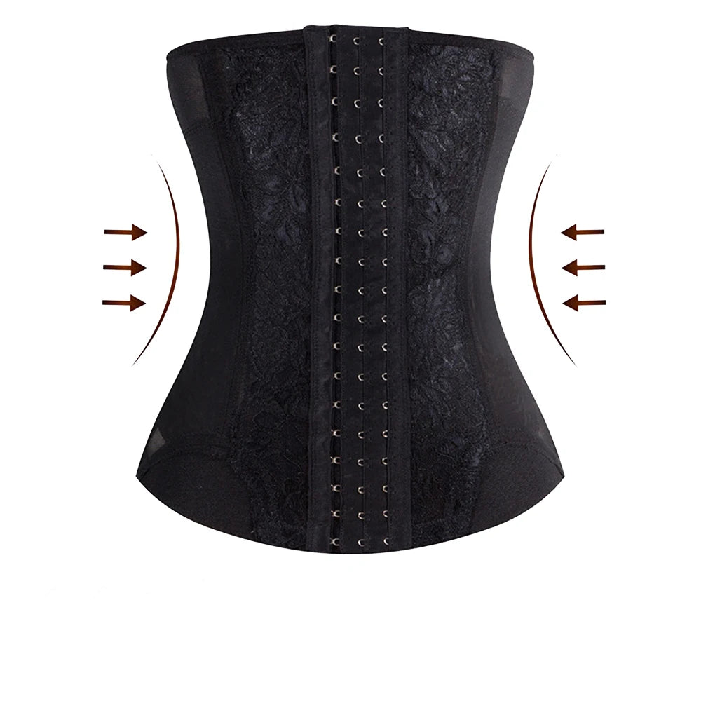Women Postpartum Tummy Shaper Underwear Corset Slimming Girdle Black Vest Waist Trainer